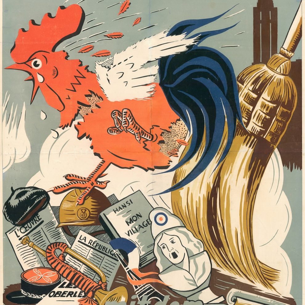 Affiche nazi allemagne france